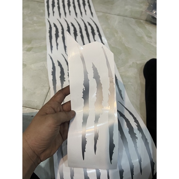 dán decal mèo cào monter mặt nạ chóa đèn r15 mt15 cbr150 tfz fz150 fz155 gsx ex winner sh nvx raider satria nouvo ab