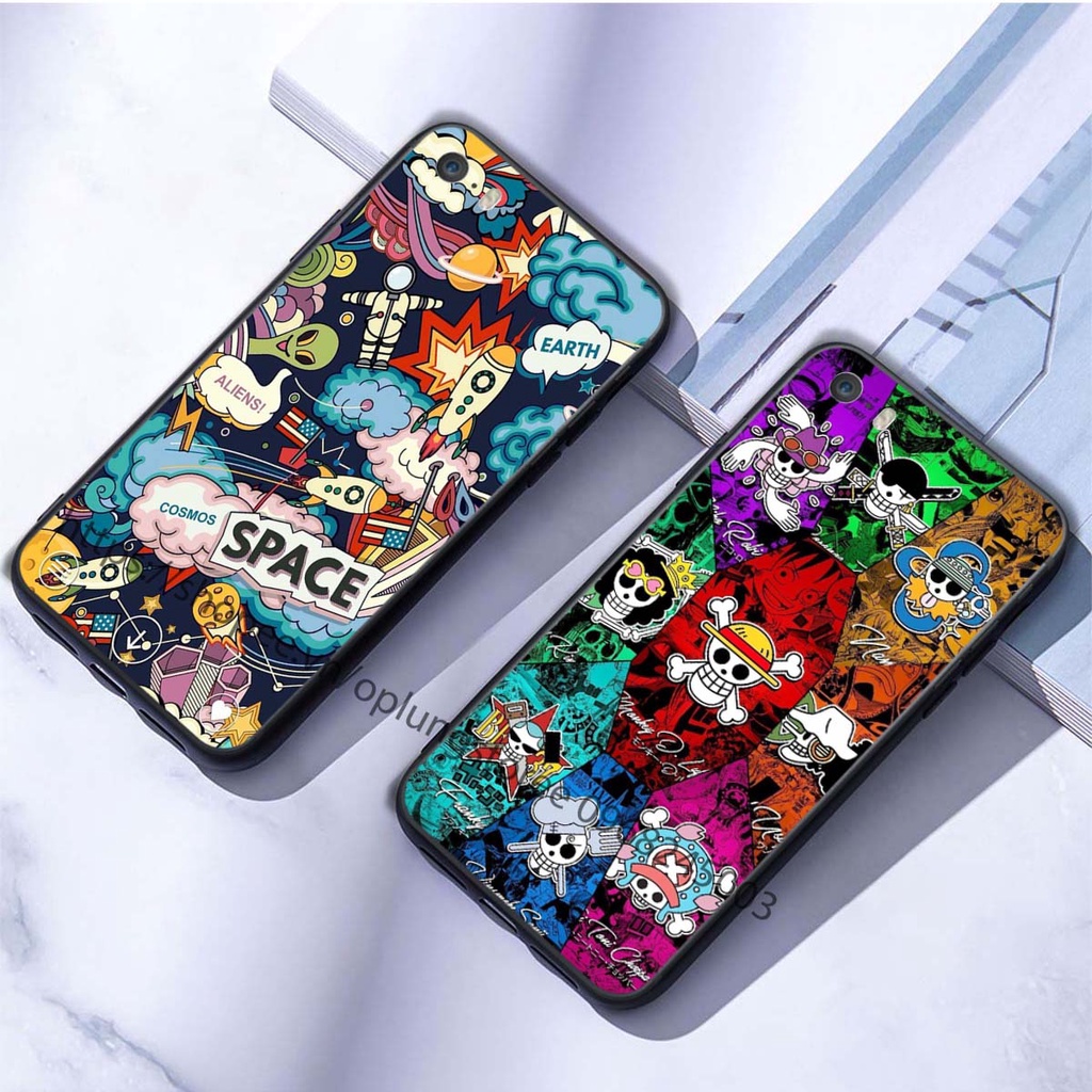 Ốp lưng Iphone 5 / 5S / 5SE in hình thương hiệu thời trang đa sắc cá tính cạnh viền vuông bảo vệ camera