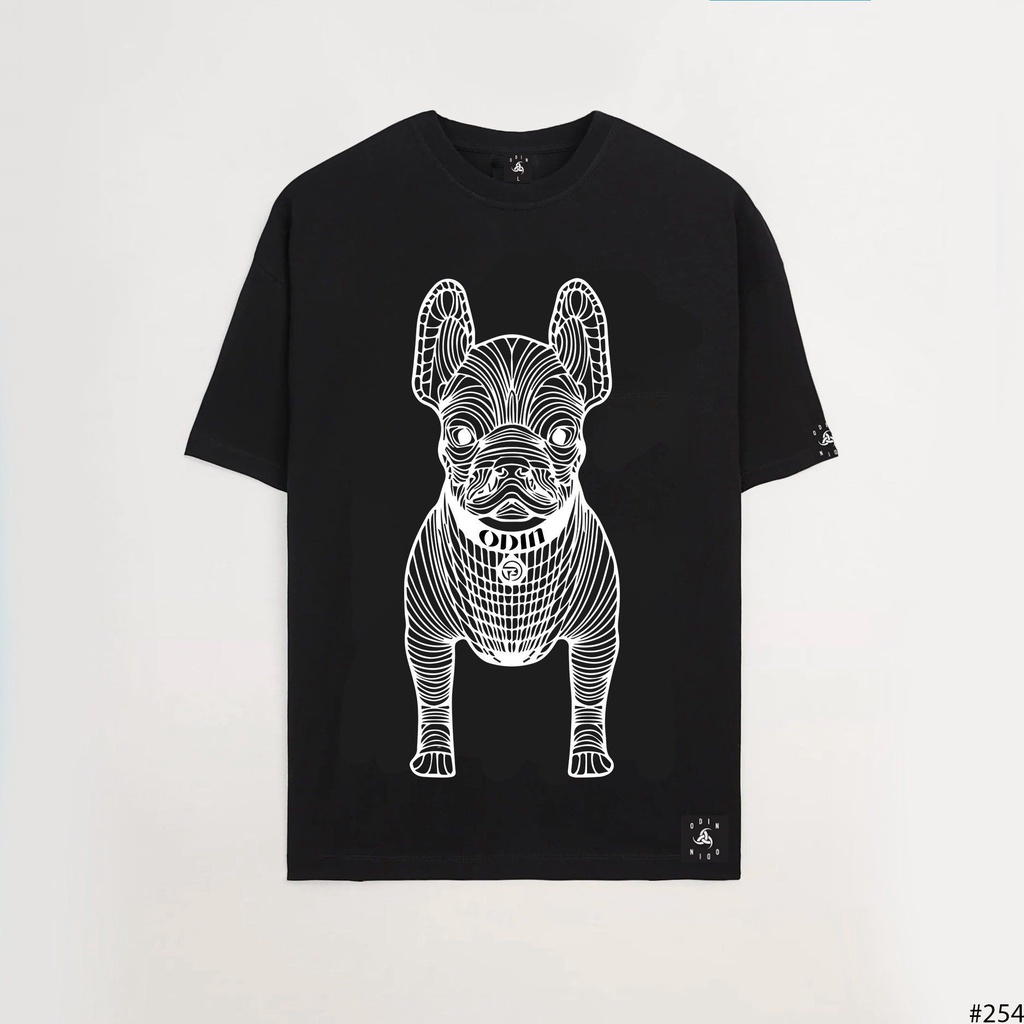 Áo thun Oversize Psychedelic Dog, áo phông T shirt nam nữ unisex, Odin Clothing