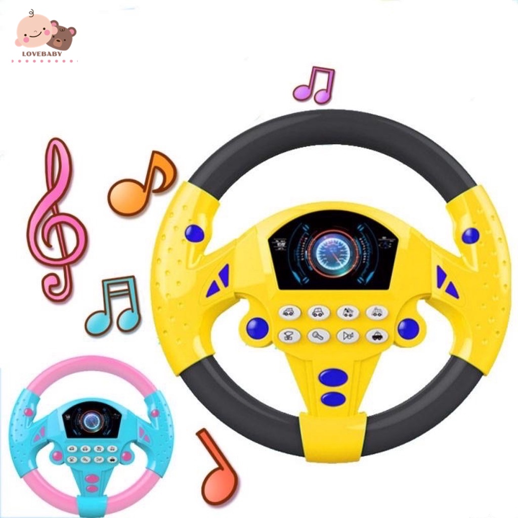 Vô Lăng Xe Hơi Đồ Chơi Tương Tác Có Âm Thanh Cho Bé