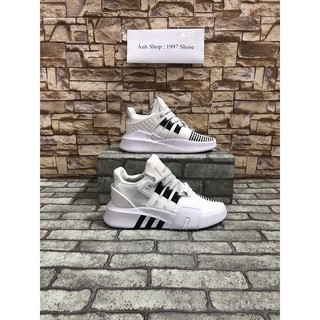 Giày thể thao sneaker EQT 2018 trắng phản quang