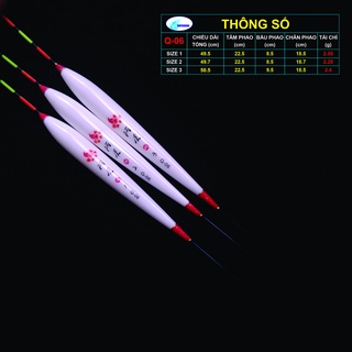 Phao săn hàng, phao lông công nước sâu q-06