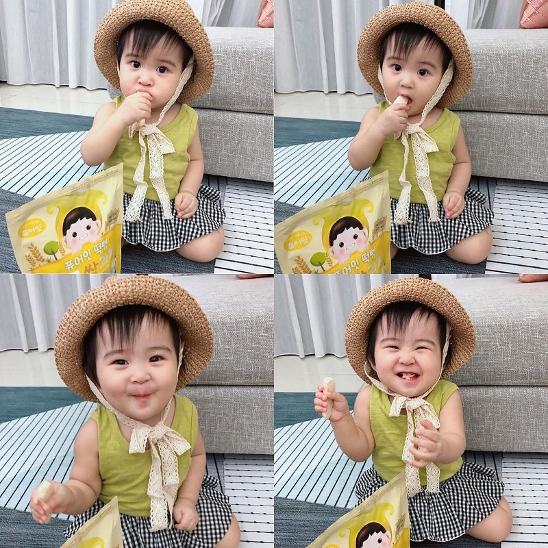 Bánh Ăn Dặm Hữu Cơ Hàn Quốc NAEBRO Cho Bé Từ 6 Tháng Tuổi Các Vị Rau Củ Trái Cây