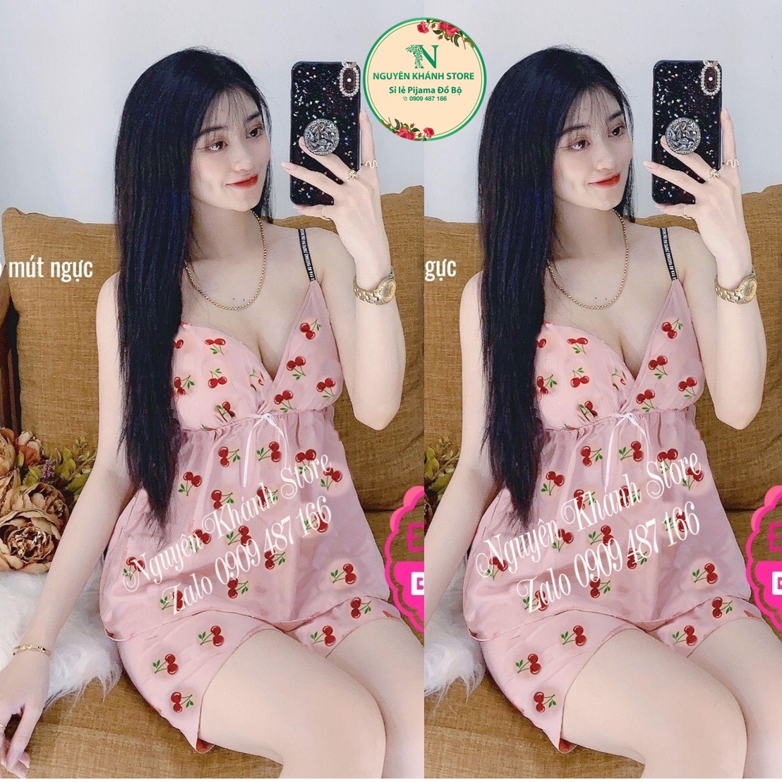 ĐỒ NGỦ SEXY CÓ MÚT NGỰC ∙ VẢI KATE LỤA MỀM MỊN ∙ FREESIZE DƯỚI 56KG 🍑 GIAO MẪU NHƯ HÌNH CHỌN | BigBuy360 - bigbuy360.vn