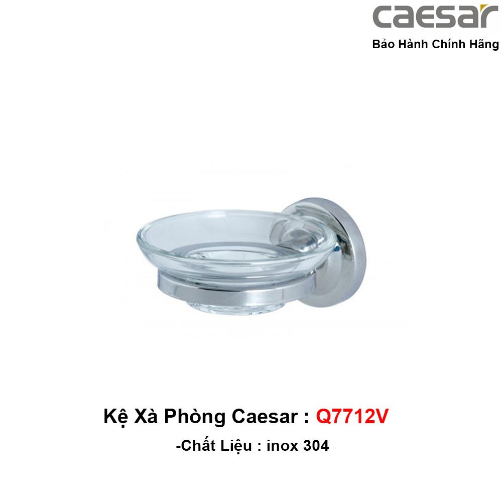 Đĩa xà phòng Inox Caesar Q7712V (Q-7712V)