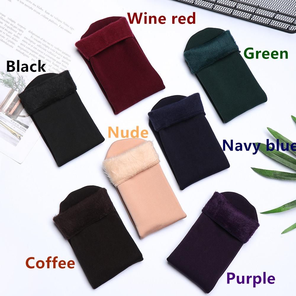 Vớ phối len dày ấm áp nhiều màu sắc tùy chọn thời trang thu đông dành cho cả nam và nữ