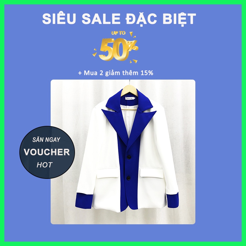 Áo khoác blazer nam ,áo vest nam balzer nam phong cách Hàn Quốc chất liệu cao cấp phối họa tiết trẻ trung, năng động N44