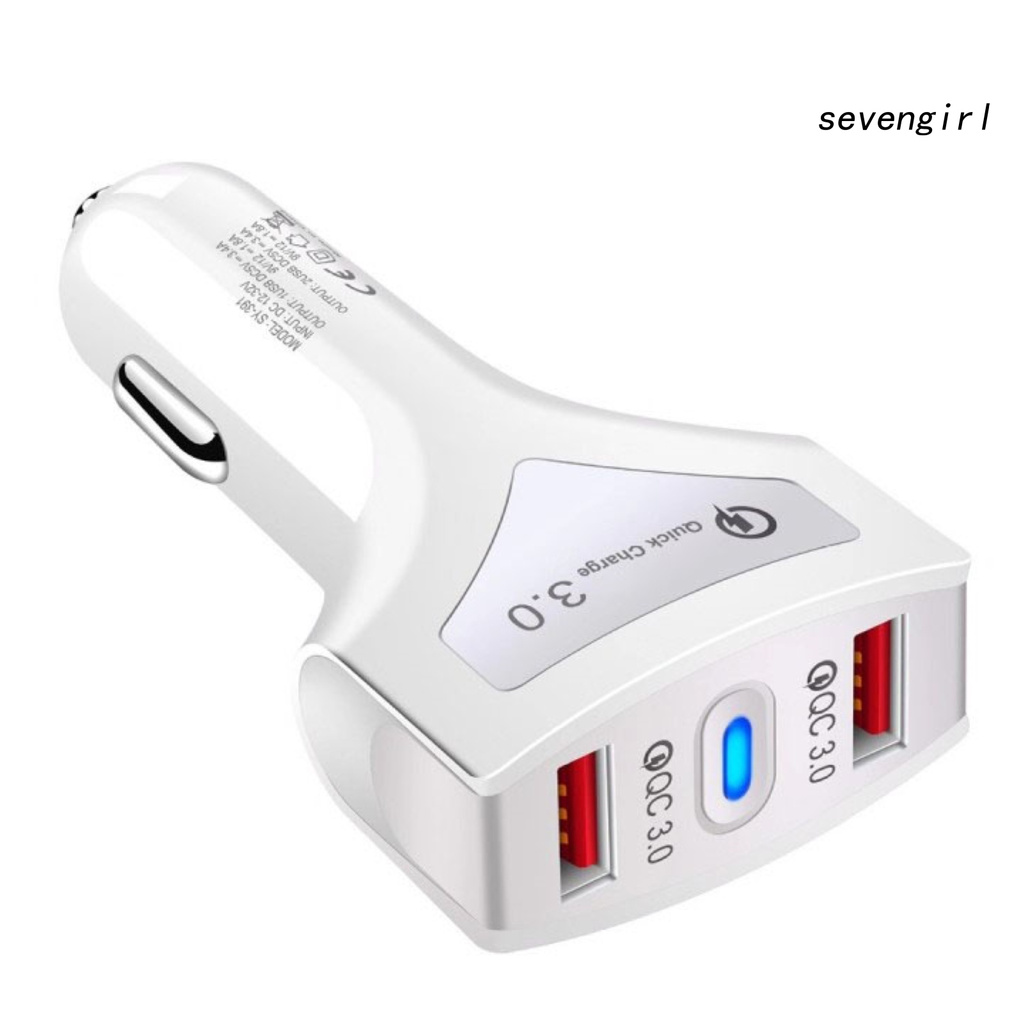 Cốc Sạc Nhanh Qc3.0 2 Cổng Usb Có Đèn Led