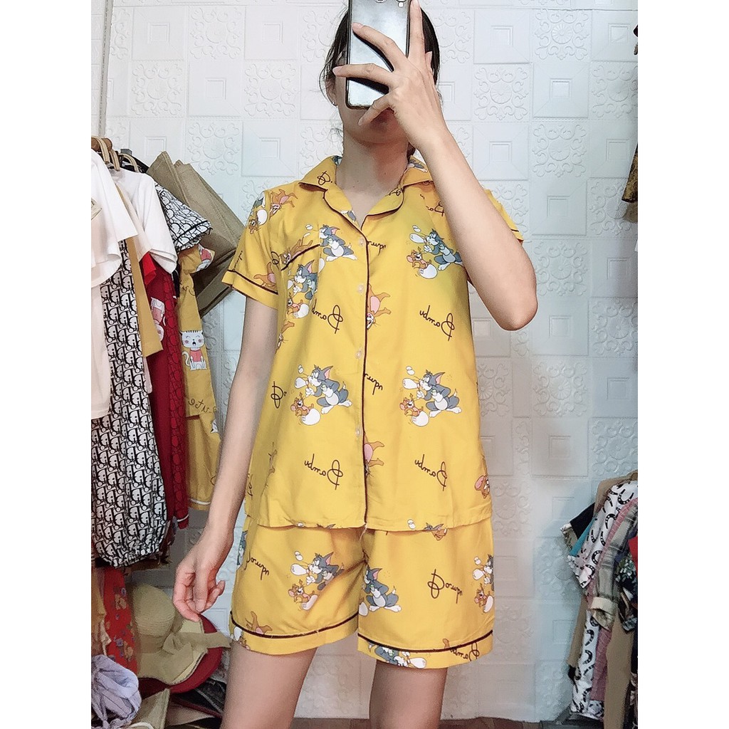 Bộ Pijama Kate Đùi Mặc Nhà