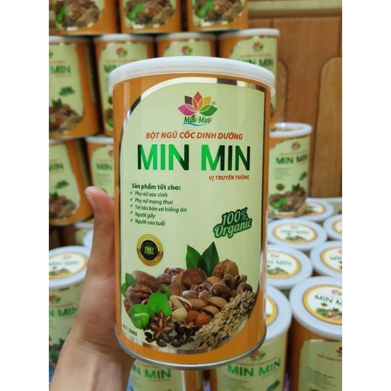 Ngũ cốc Min Min- dinh dưỡng cho bà bầu-ngũ cốc lợi sữa-1hộp 500g
