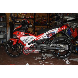 Tem Trùm Exciter 150 Liverpool Đỏ Trắng