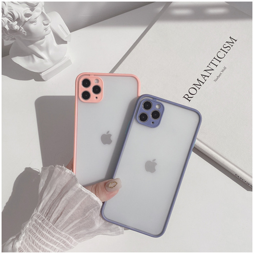 👏Ready Stock🎀 Ốp điện thoại viền mềm nhám màu kẹo bảo vệ camera cho Huawei P20 Mate 20 Pro Y9 Prime 2019 Honor 8x 9x 9A Pro