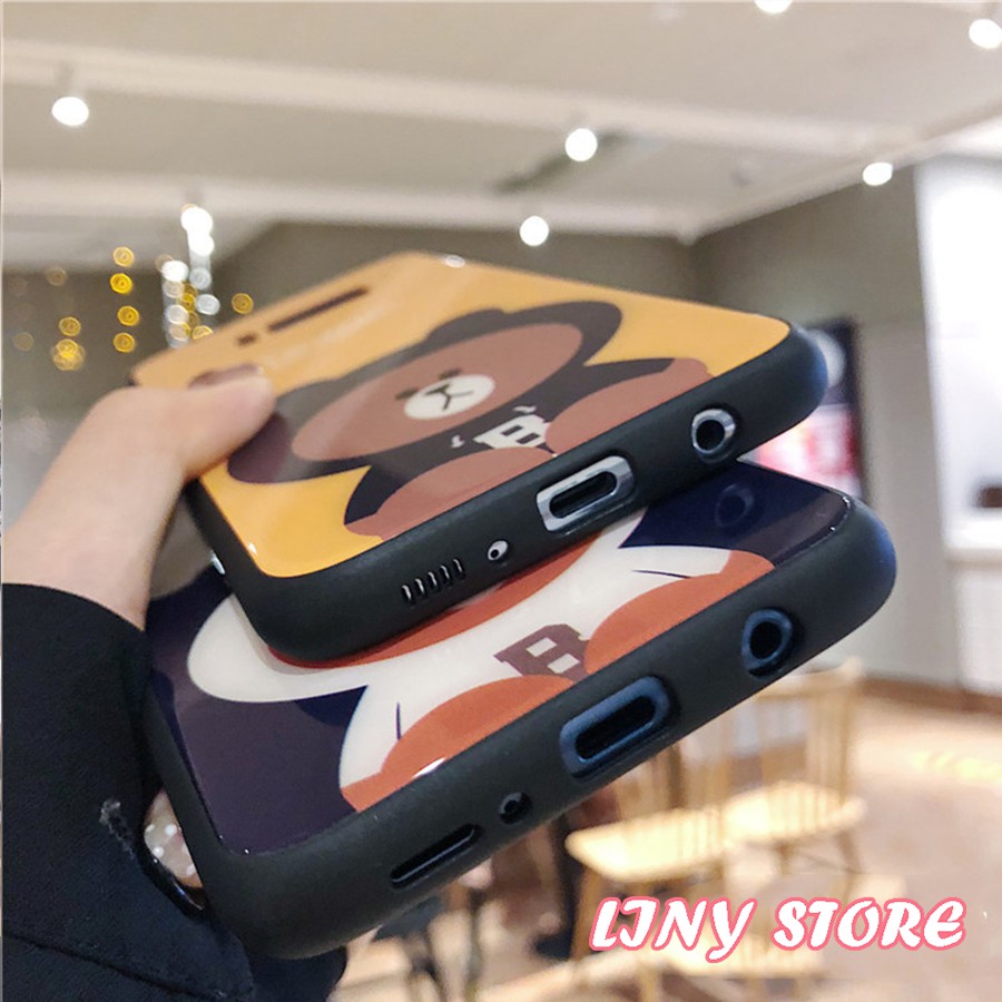 [ TẶNG DÂY ĐEO CỔ + POP ] Ốp Gấu Brown cao cấp cho Samsung | BigBuy360 - bigbuy360.vn
