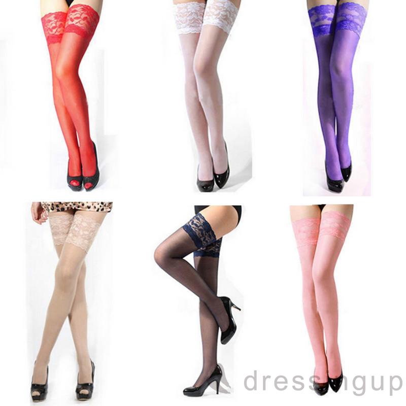 Vớ đùi phối ren hoa quyến rũ cho nữ