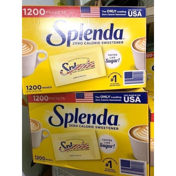 Combo gói Đường ăn kiêng Splenda cho người bệnh tiểu đường, ăn kiêng, Keto DAS, Sweetener Sugar Replacement.