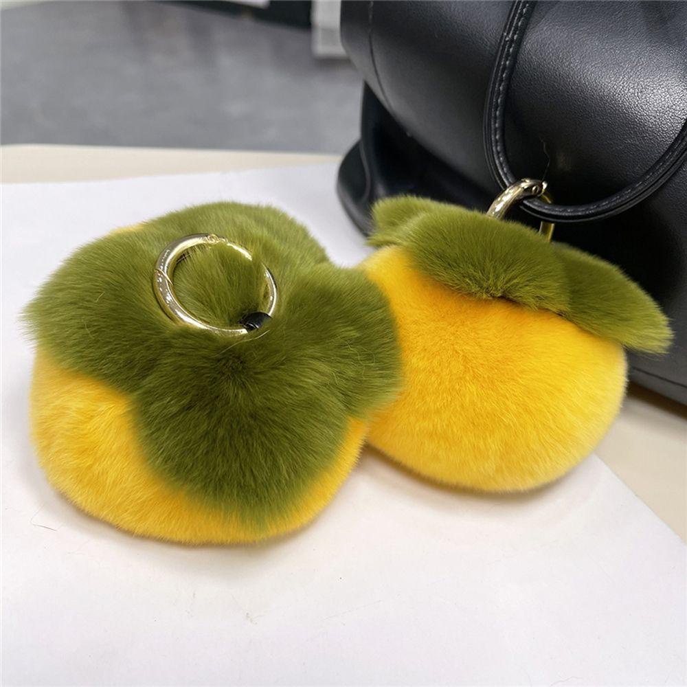 Móc Chìa Khóa Xe Hơi Đồ Chơi Nhồi Bông Persimmon 4 Màu Mềm Mại