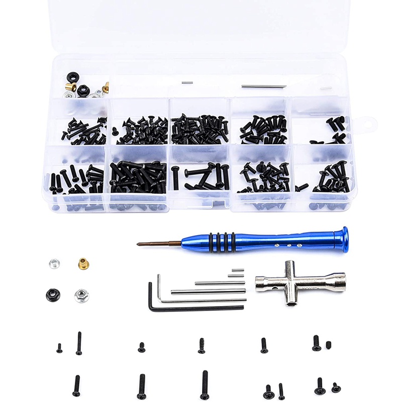 Bộ 316 Đinh Vít M2 M2.5 M3 Cho Wltoys 144001 124019 Phụ Tùng Xe Hơi Điều Khiển Từ Xa