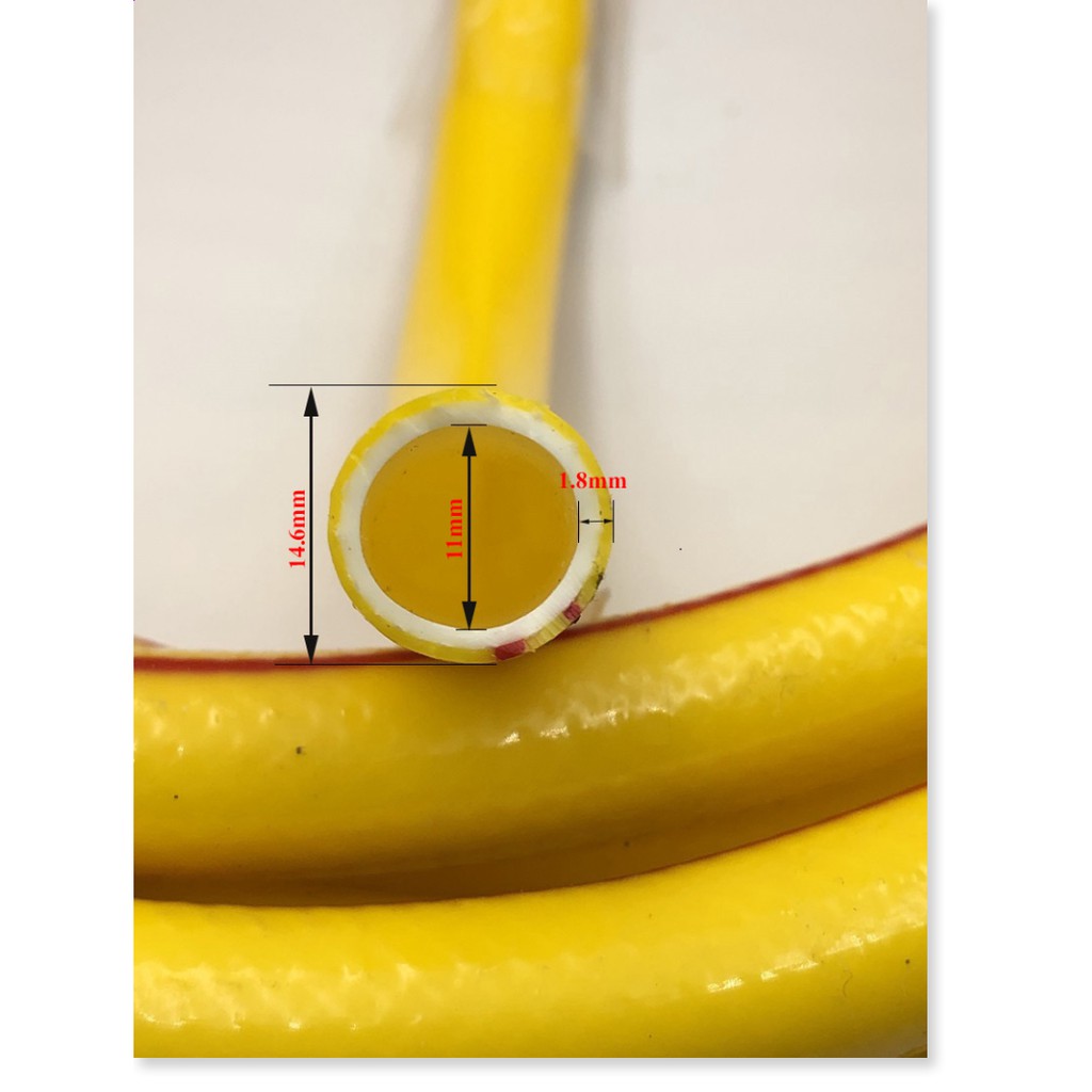 Bộ Dây +  Đầu Nối Đa Năng + Vòi Xịt Tăng Áp Lực NướcChuyển Rửa Xe Tưới Cây Chịu Nhiệt - 15m