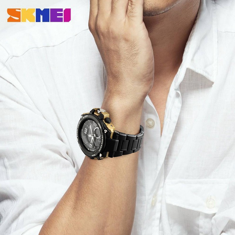 Đồng hồ thể thao nam SKMEI 1340 -DC2609 Kim điện tử, chống nước, chống va đập, đa chức năng, có đèn ban đêm nam tính | BigBuy360 - bigbuy360.vn