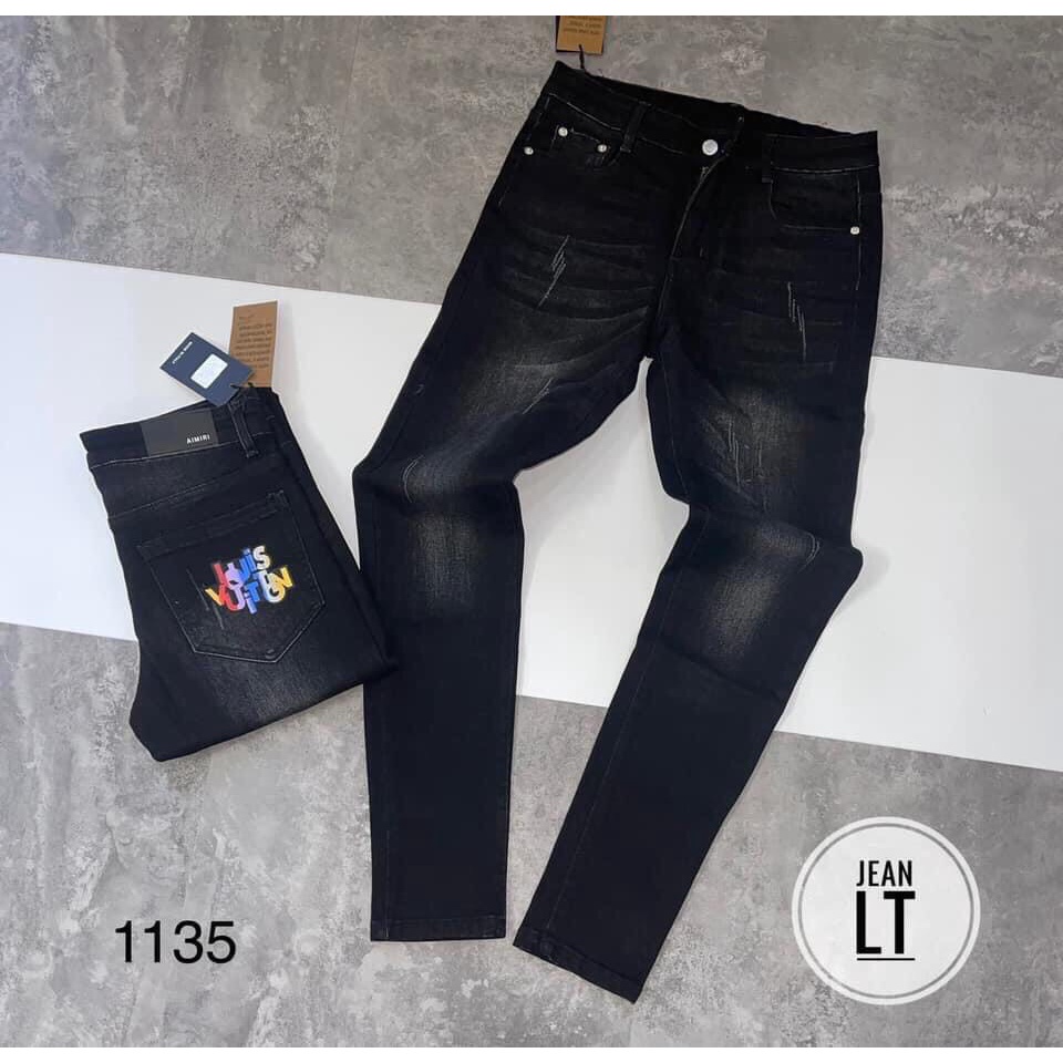 Quần jean nam đen chất bò co giãn in BBR vải dày đẹp,from chuẩn,sang trọng,mẫu mới cao cấp nhiều mẫu -tara_shop96