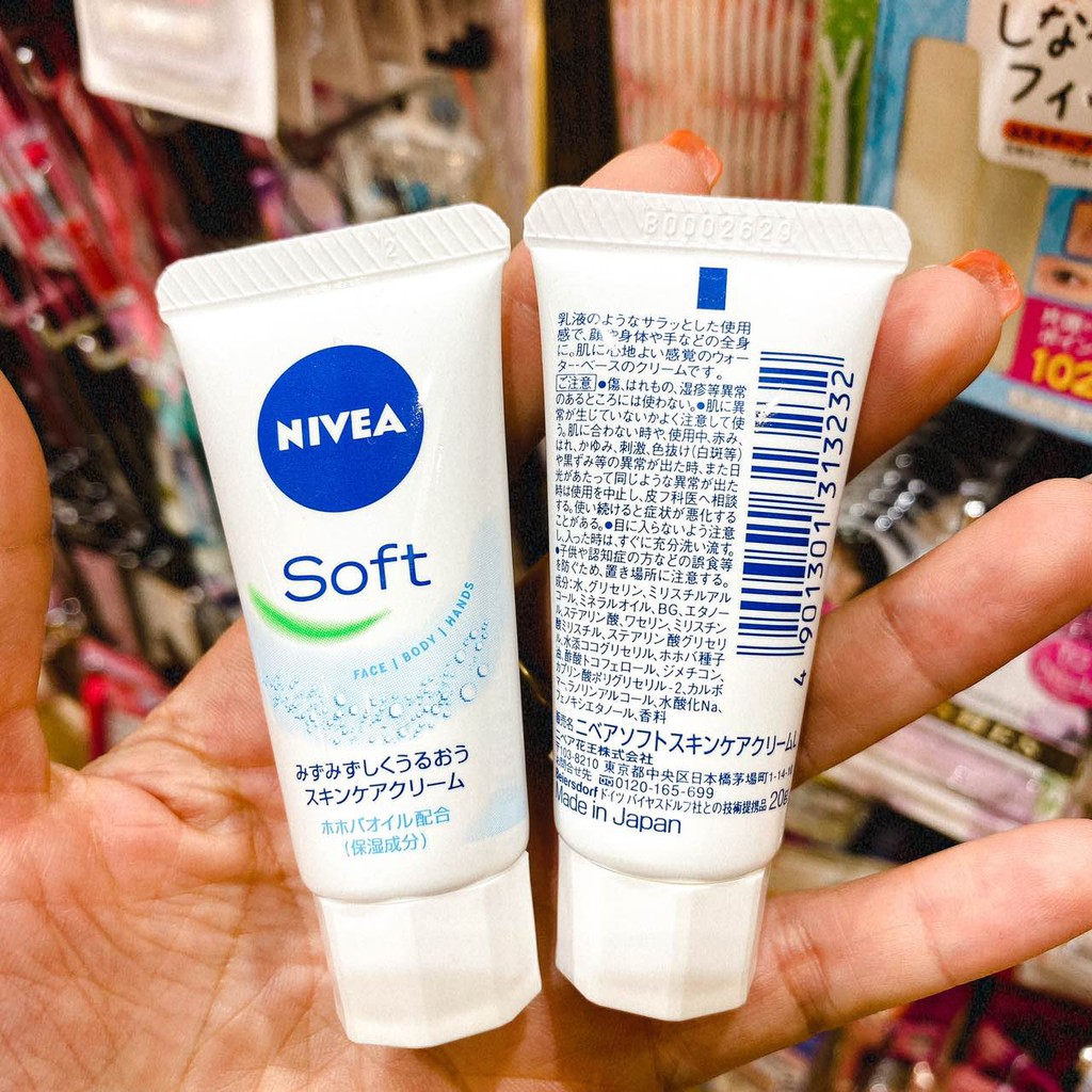 Kem dưỡng da Nivea Soft 20gr Xách Tay Nhật