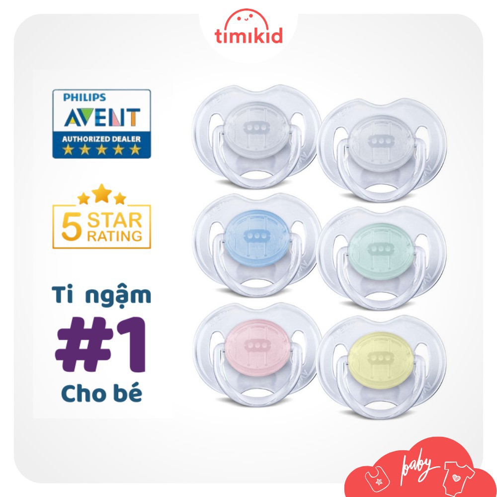 Ty ngậm Avent chống đầy hơi cho bé từ 0m+