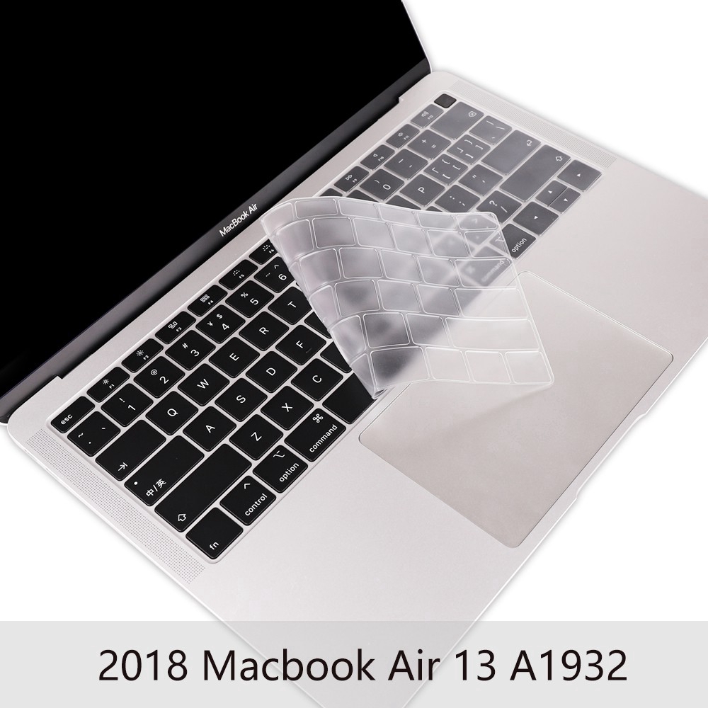 Tấm lót bảo vệ bàn phím siêu mỏng chống nước cho MacBook Air 13 A1932 2018