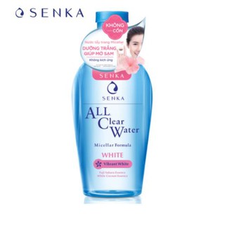 Nước tẩy trang dưỡng trắng Senka All Clear Water Micellar Formula White 230ml