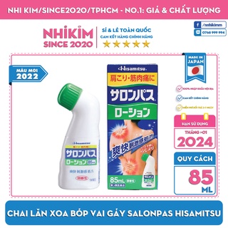 Chai Lăn Xoa Bóp Vai Gáy Salonpas Hisamitsu Nhật Bản