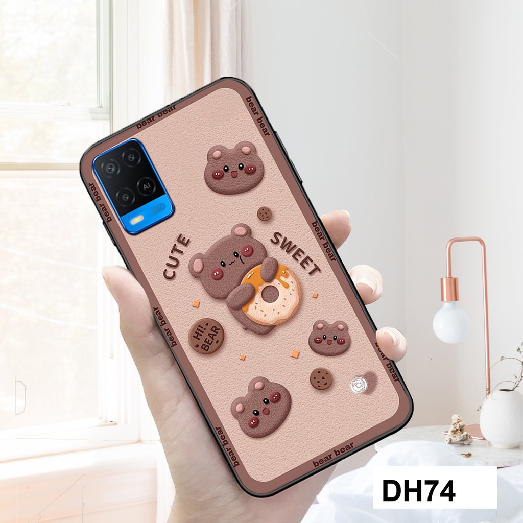 Ốp lưng  Oppo A15/A16/A52/A53/A55/ A54/A53/A92/A73/A74/A71/A83/A93/A94/A95  gấu Beer -mới nhất-XINH