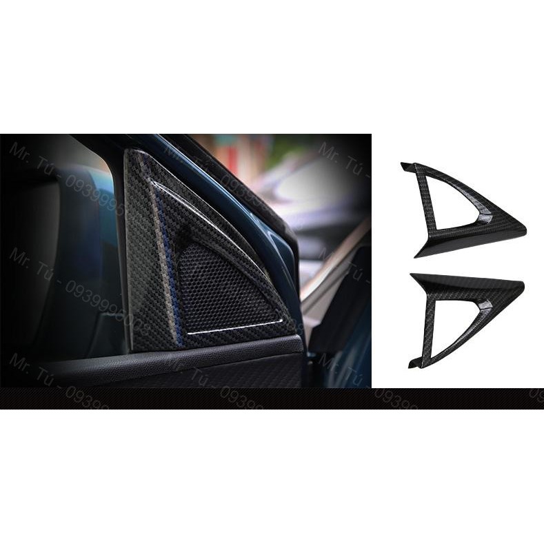 Ốp carbon loa góc chữ A xe Peugeot 5008 Peugeot 3008 All New