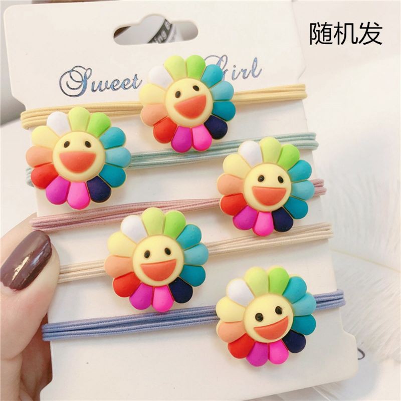 cột tóc hoa mặt trời