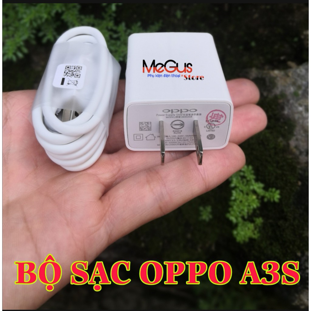 Bộ sạc OPPO A3S F5 F7 F9 chân Micro USB