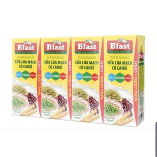 Thùng sữa lúa mạch có canxi B'fast 48H*180ml