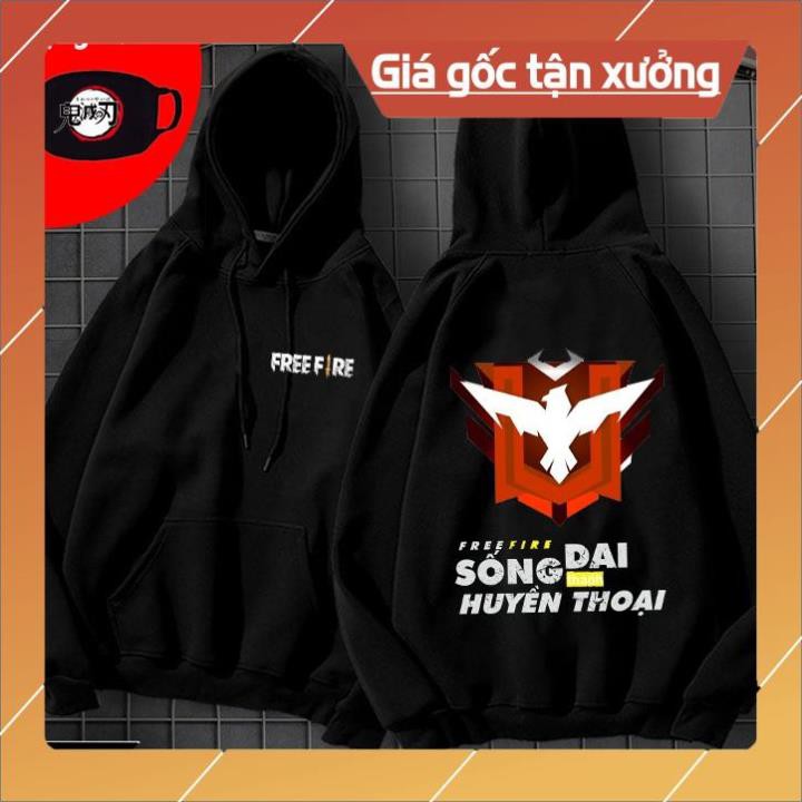 [SALE GIÁ GỐC] [FREEFIRE] Áo hoodie FREE FIRE giá siêu rẻ nhất vịnh bắc bộ