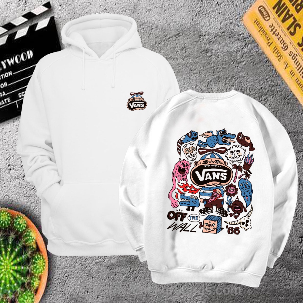 Áo hoodie sweater nỉ unisex VAN form rộng freeship toàn quốc MS04 m207 | BigBuy360 - bigbuy360.vn