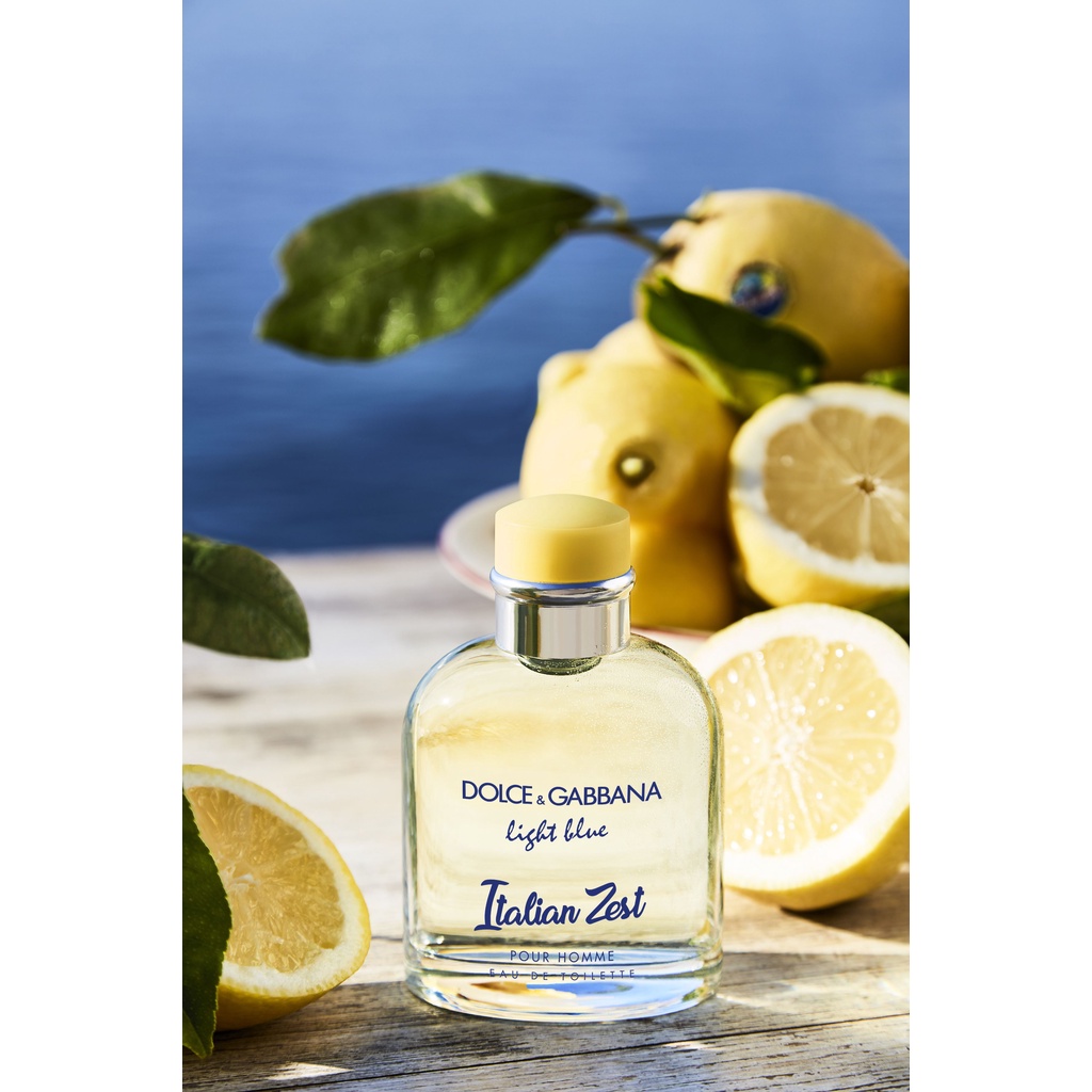 Nước hoa nam Light Blue Italian Zest Pour Homme của hãng DOLCE&GABBANA fullsize/minisize