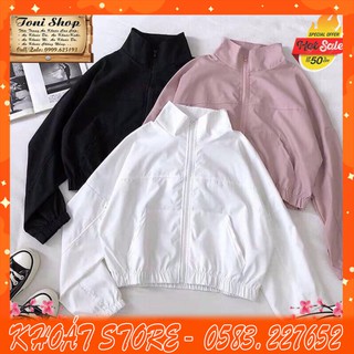 Áo khoác dù bomber lửng