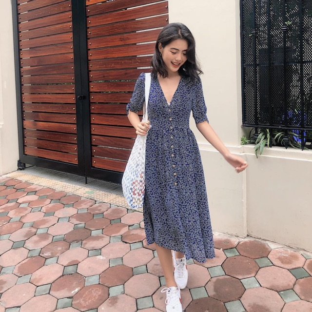 Thanh ly váy hoa nhí imcoco.official giong lép