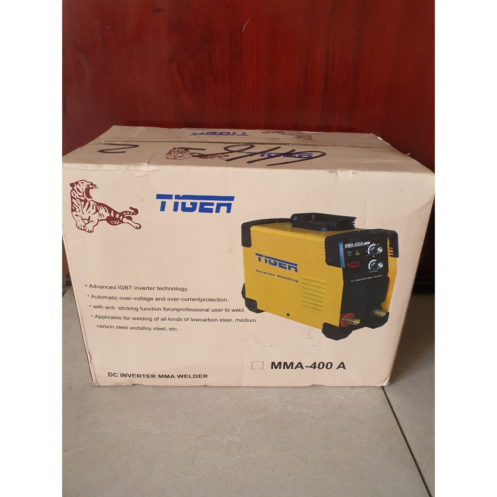 Máy hàn MMA- 400A TIGER - máy hàn điện tử, máy hàn que, hàng chất lượng cao, dùng được que 1.6- 3.2 ly