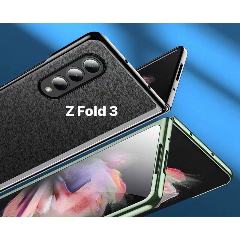 Ốp Likgus da trơn viền bóng  Z Fold 3/ Z flip 3/ Z fold 4/ Z flip 4