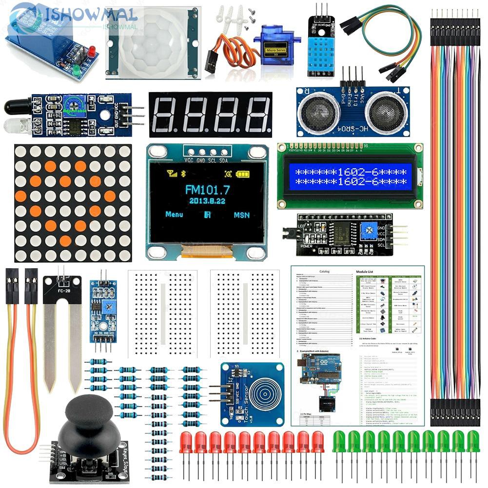 Project Starter Kit Mega For Arduino R3 For Raspberry V3.0 2560 328 Free English Tutorial Red LED Digital Tube