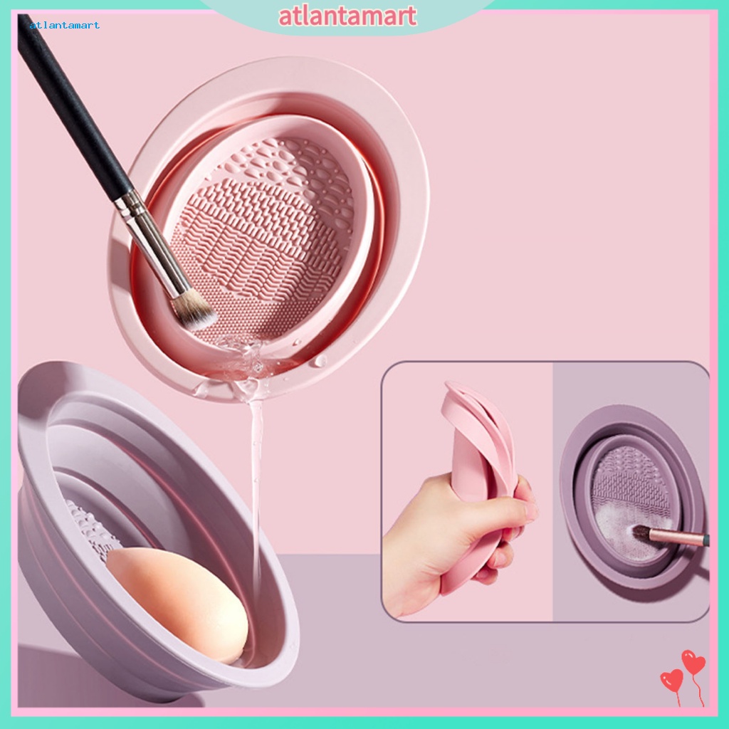 Am| Bộ Tô Rửa Cọ Trang Điểm Có Thể Tái Sử Dụng Thích Hợp Làm Quà Tặng