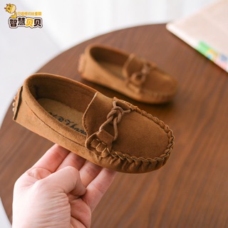 🍄Giày mọi da lộn mềm mại cho bé/ order QC