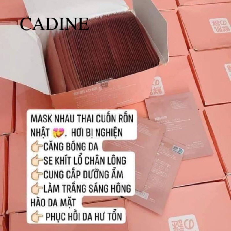 Mặt nạ nhau thai cừu cuống rốn, tế bào gốc, tái tạo collagen, cấp ẩm dưỡng da Cadine | BigBuy360 - bigbuy360.vn