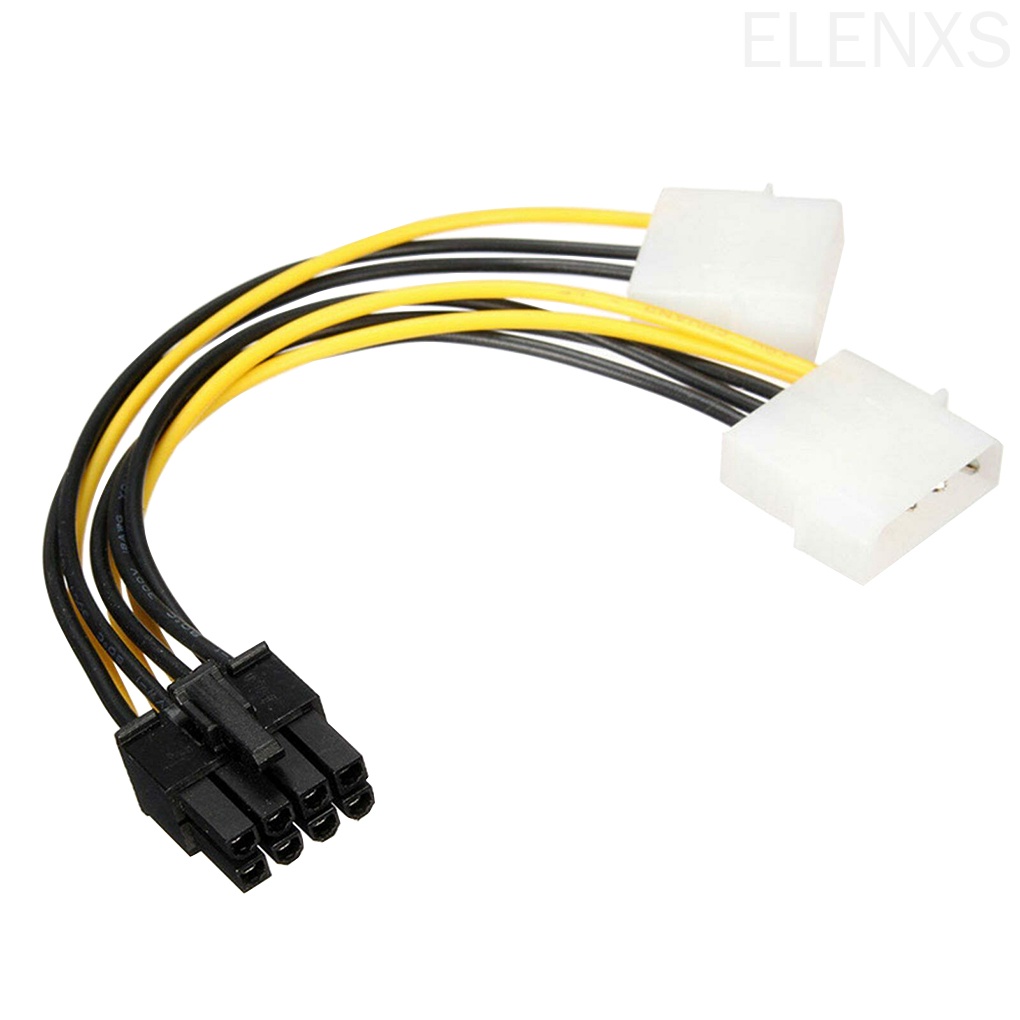 Cáp chuyển đổi PCI-E 4pin sang 8pin 180W