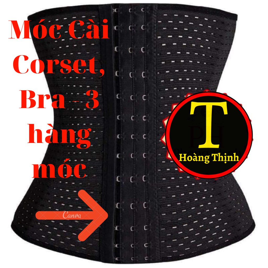 Móc Cài Corset, Bra - 3 hàng móc