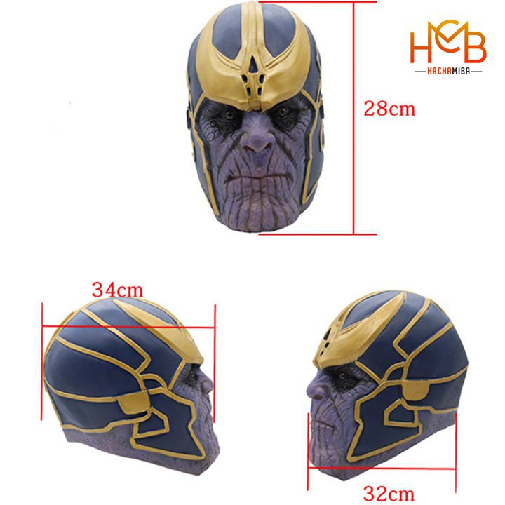 Mặt Nạ Thanos Silicone Hóa Trang Chuẩn Điện Ảnh
