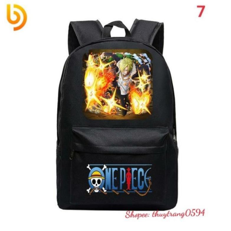 SIÊU RẺ - Balo Đi Học One Piece Mũ Rơm ( Luffy,Ace, Zoro, Law, Râu Trắng,...)  / có size trẻ em