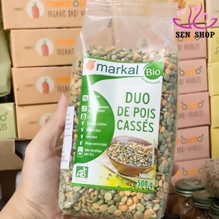 Đậu Hà Lan tách vỏ hữu cơ (Markal Splits Peas (green and yellow)) - 500gr